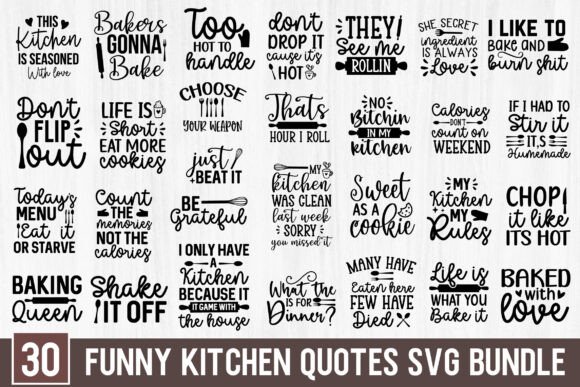 A Designer's Review of a Funny Kitchen SVG Bundle for Crafts and Graphics