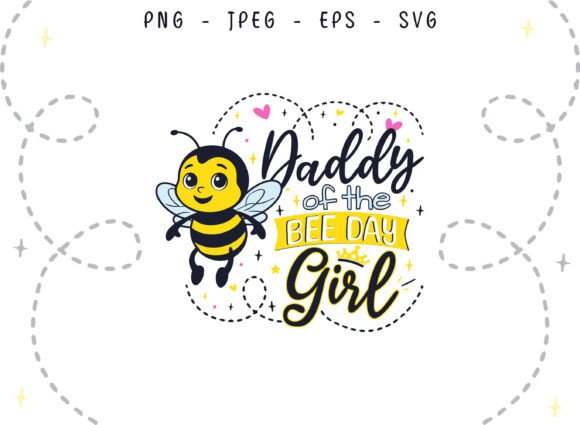 A Graphic Designer's Take on Bee Day Daddy Birthday Graphics