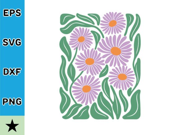 Abstract Boho Flower SVG: A Versatile Graphics Asset for Crafts