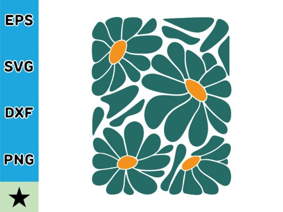 Boho Flowers Design SVG Vector: A Versatile Graphics Asset for Crafts