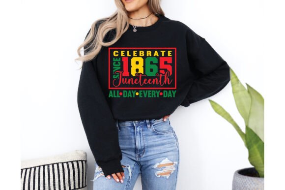Juneteenth 1865 SVG T Shirt Design for Creative Graphics and Crafts