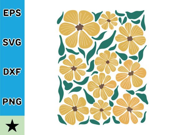 Modern Boho Flower SVG: A Versatile Graphics Asset for Crafts