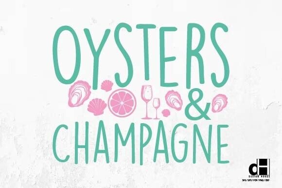 Summer Beach Oyster Graphics for Craft-Based Business Branding