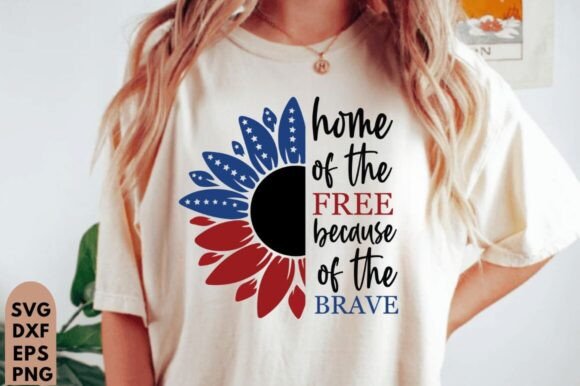 USA Sunflower SVG: A Patriotic Graphic for Crafts & Content